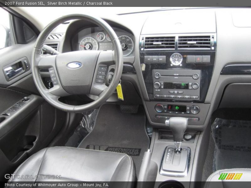 Silver Birch Metallic / Charcoal Black 2007 Ford Fusion SEL