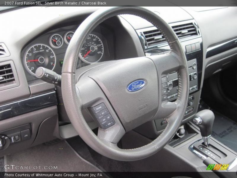 Silver Birch Metallic / Charcoal Black 2007 Ford Fusion SEL