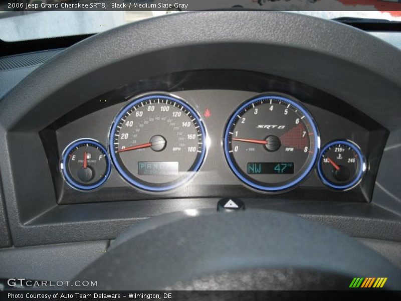 Black / Medium Slate Gray 2006 Jeep Grand Cherokee SRT8