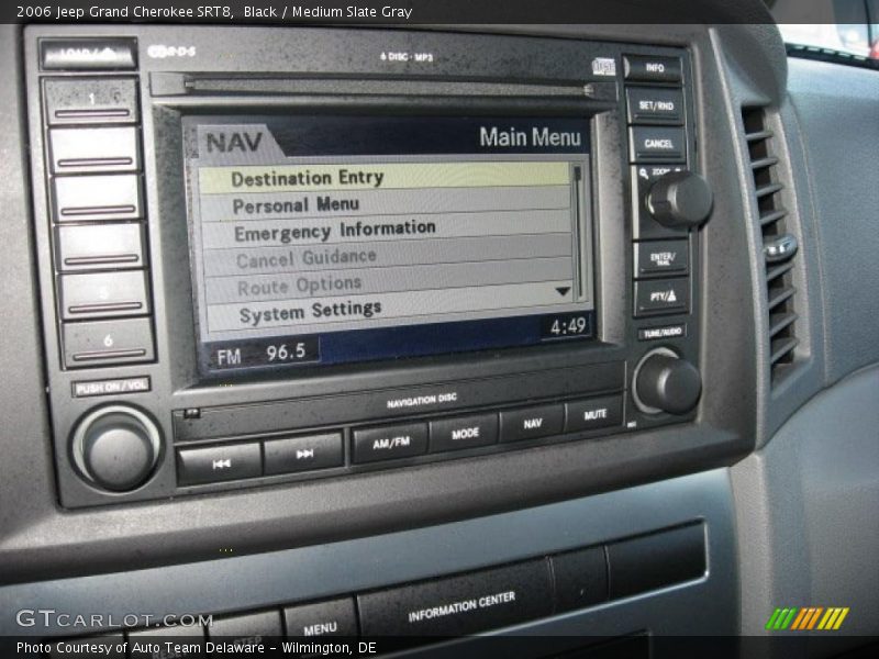 Black / Medium Slate Gray 2006 Jeep Grand Cherokee SRT8