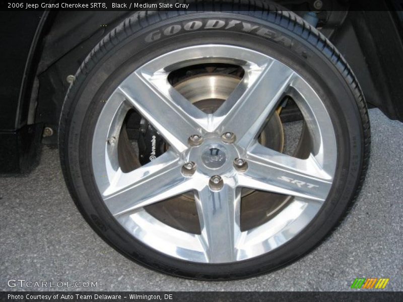 Black / Medium Slate Gray 2006 Jeep Grand Cherokee SRT8