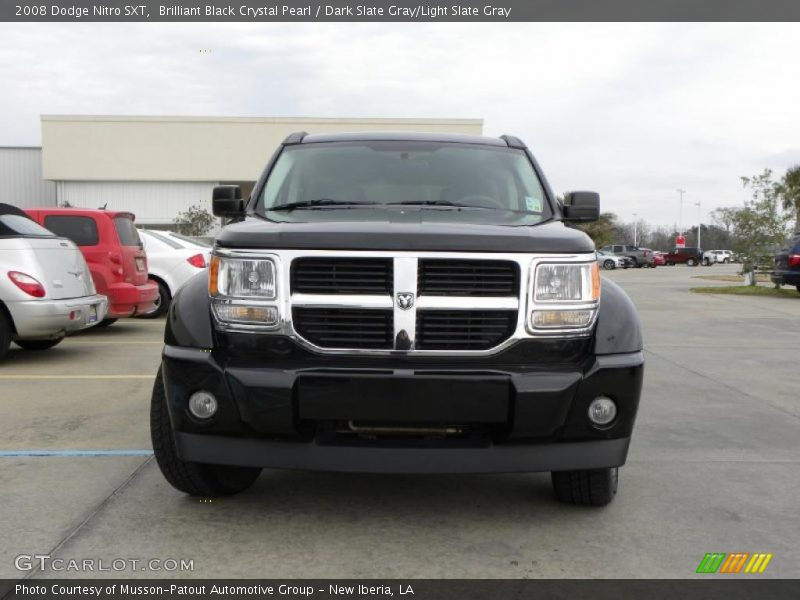 Brilliant Black Crystal Pearl / Dark Slate Gray/Light Slate Gray 2008 Dodge Nitro SXT
