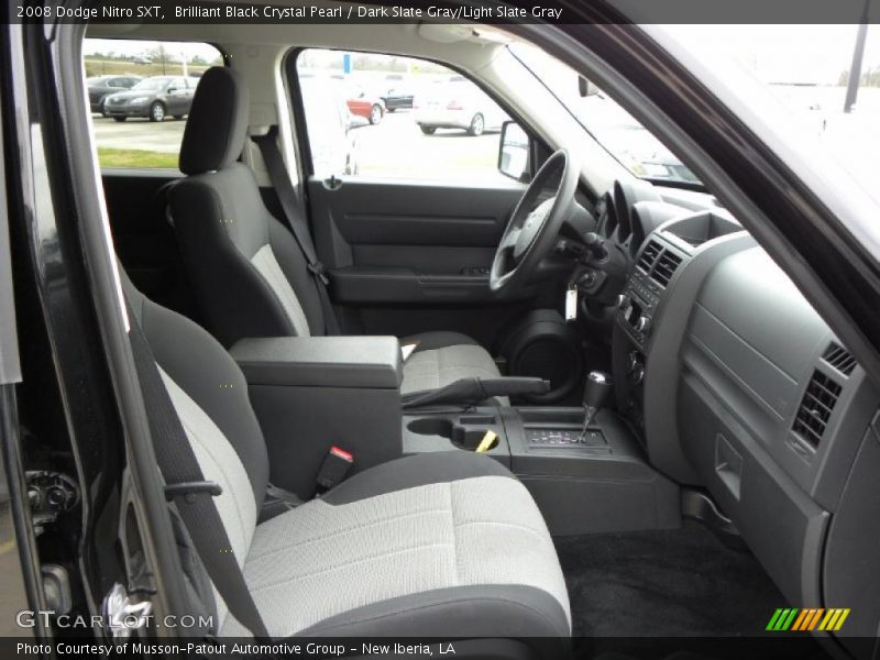 Brilliant Black Crystal Pearl / Dark Slate Gray/Light Slate Gray 2008 Dodge Nitro SXT