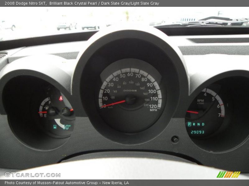 Brilliant Black Crystal Pearl / Dark Slate Gray/Light Slate Gray 2008 Dodge Nitro SXT
