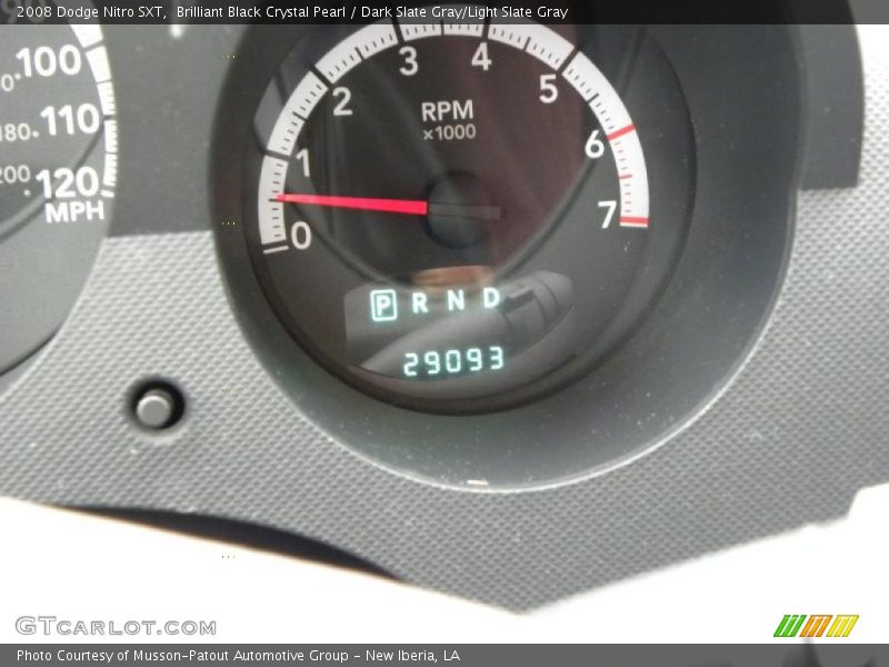 Brilliant Black Crystal Pearl / Dark Slate Gray/Light Slate Gray 2008 Dodge Nitro SXT