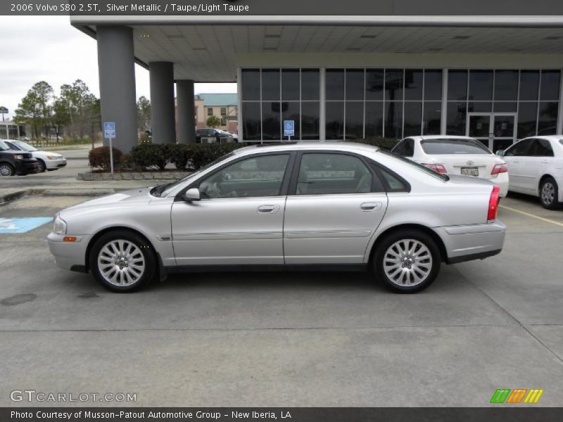 Silver Metallic / Taupe/Light Taupe 2006 Volvo S80 2.5T