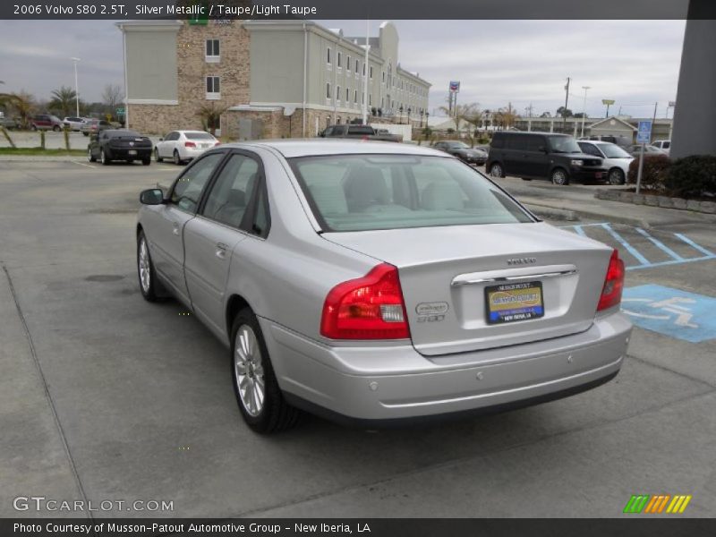Silver Metallic / Taupe/Light Taupe 2006 Volvo S80 2.5T