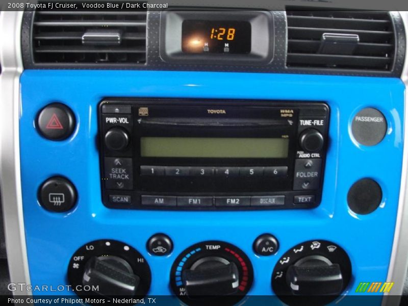 Voodoo Blue / Dark Charcoal 2008 Toyota FJ Cruiser