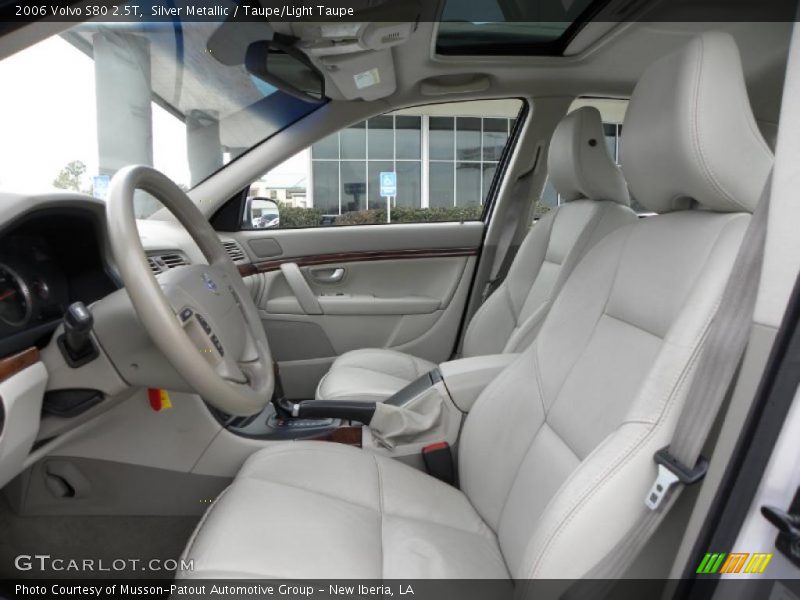 Silver Metallic / Taupe/Light Taupe 2006 Volvo S80 2.5T