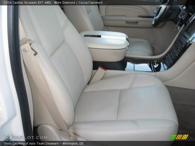 White Diamond / Cocoa/Cashmere 2009 Cadillac Escalade EXT AWD