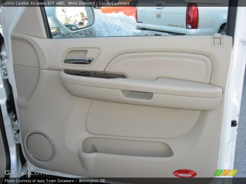 White Diamond / Cocoa/Cashmere 2009 Cadillac Escalade EXT AWD