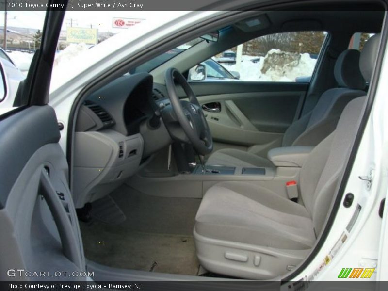 Super White / Ash Gray 2010 Toyota Camry LE