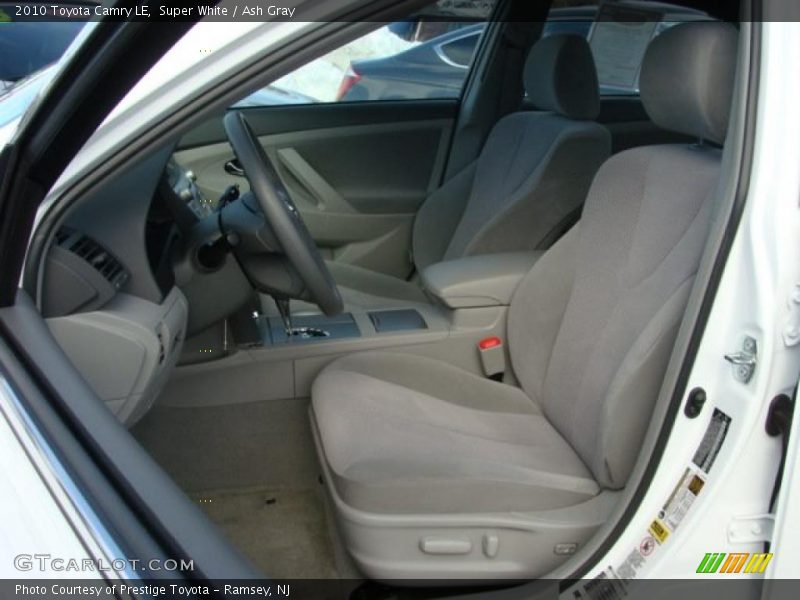 Super White / Ash Gray 2010 Toyota Camry LE