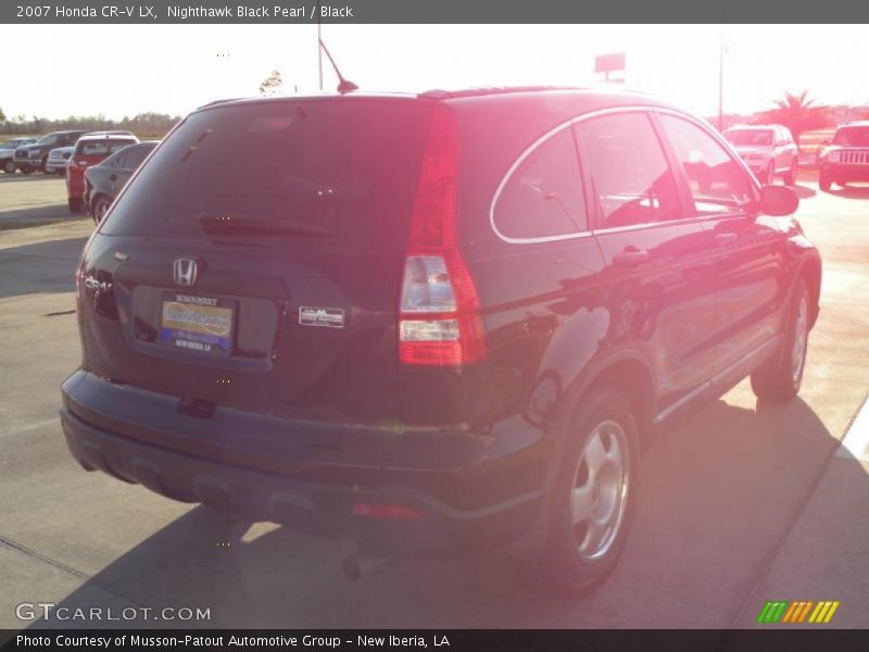 Nighthawk Black Pearl / Black 2007 Honda CR-V LX