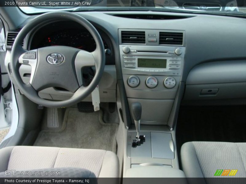 Super White / Ash Gray 2010 Toyota Camry LE