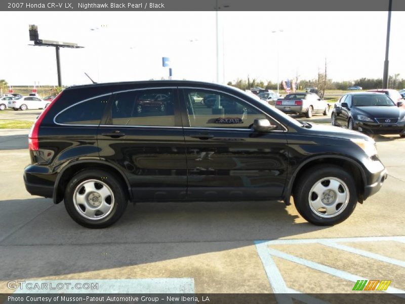 Nighthawk Black Pearl / Black 2007 Honda CR-V LX