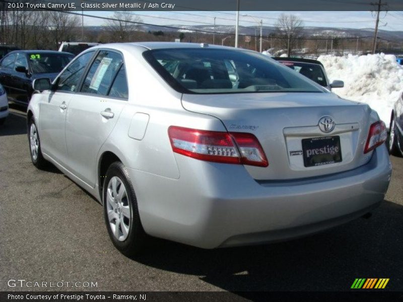 Classic Silver Metallic / Ash Gray 2010 Toyota Camry LE