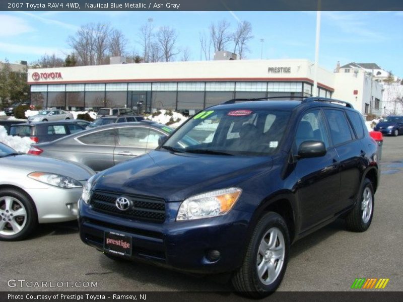 Nautical Blue Metallic / Ash Gray 2007 Toyota RAV4 4WD