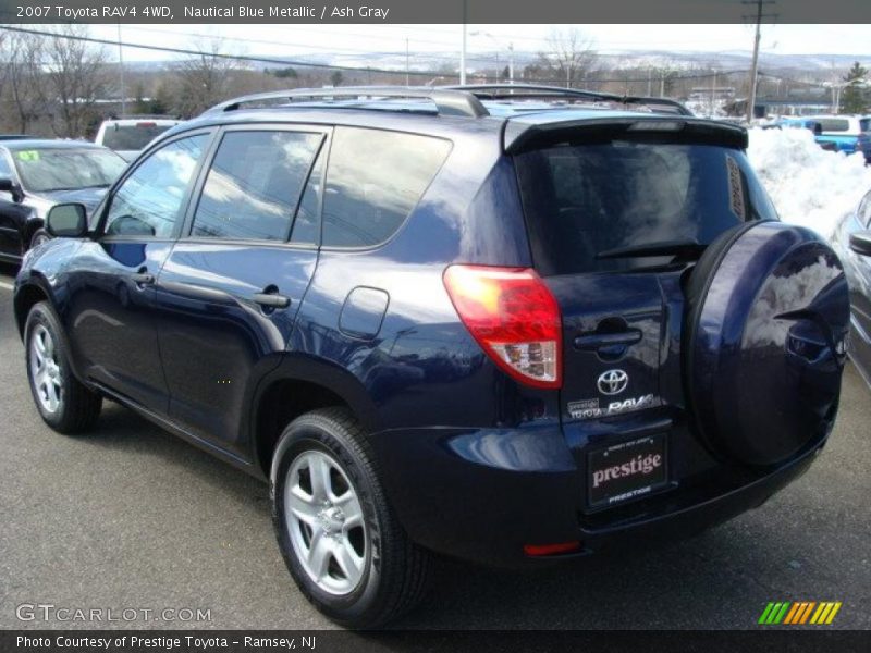 Nautical Blue Metallic / Ash Gray 2007 Toyota RAV4 4WD