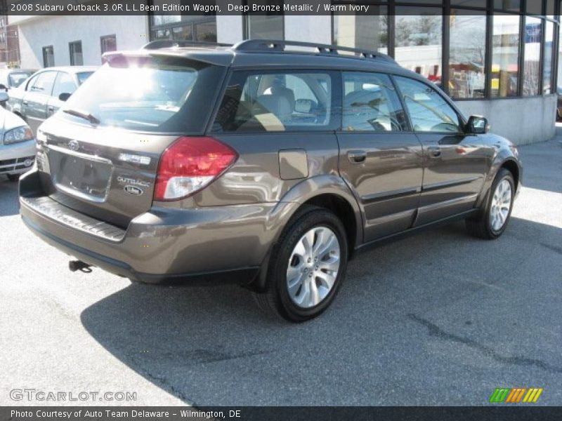 Deep Bronze Metallic / Warm Ivory 2008 Subaru Outback 3.0R L.L.Bean Edition Wagon