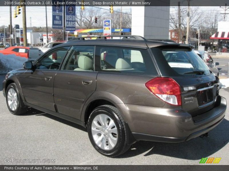 Deep Bronze Metallic / Warm Ivory 2008 Subaru Outback 3.0R L.L.Bean Edition Wagon