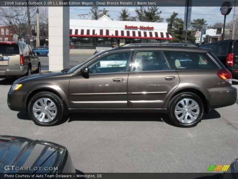Deep Bronze Metallic / Warm Ivory 2008 Subaru Outback 3.0R L.L.Bean Edition Wagon