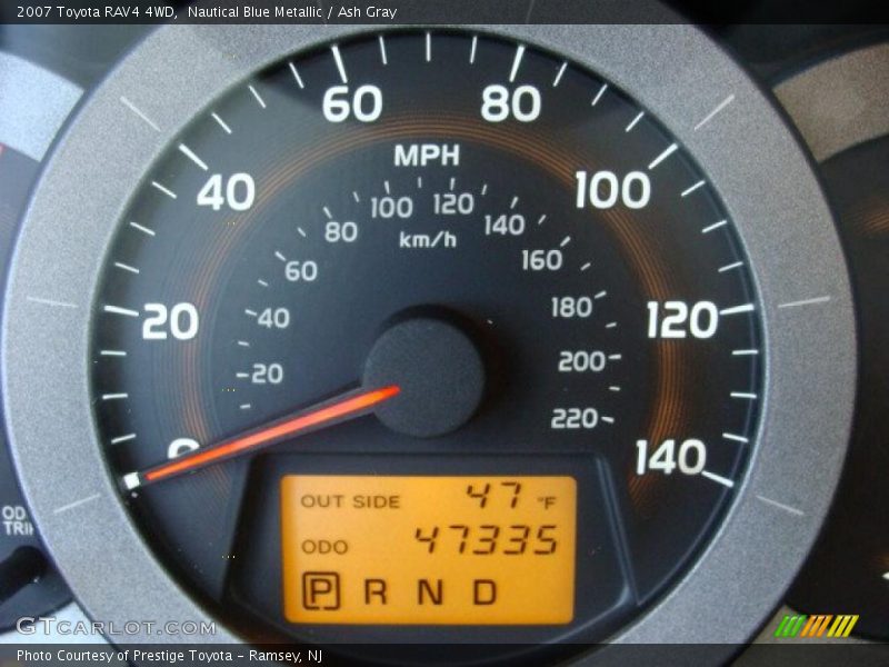 Nautical Blue Metallic / Ash Gray 2007 Toyota RAV4 4WD