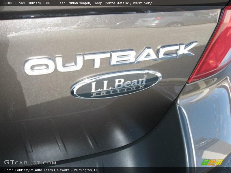 Deep Bronze Metallic / Warm Ivory 2008 Subaru Outback 3.0R L.L.Bean Edition Wagon