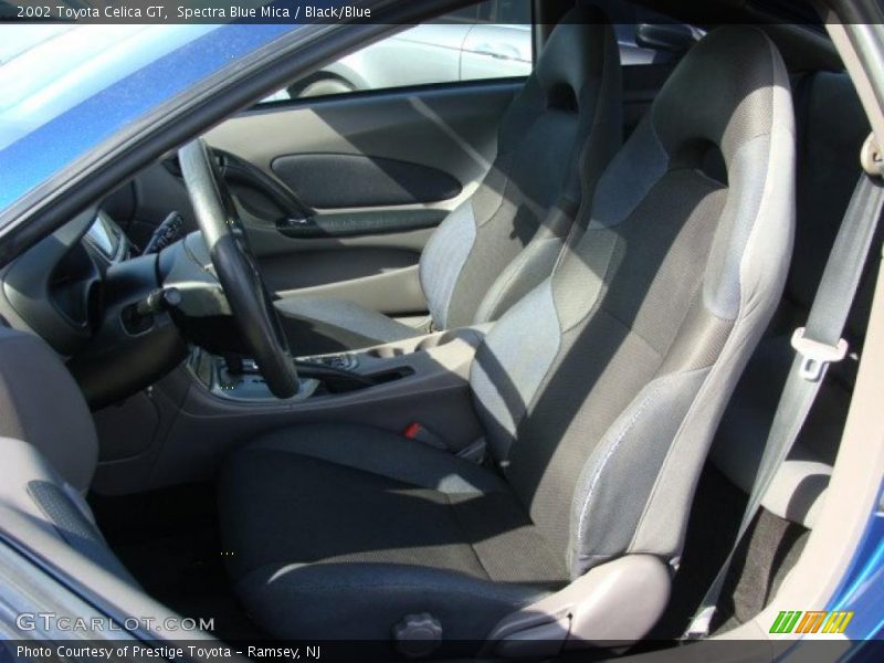 Spectra Blue Mica / Black/Blue 2002 Toyota Celica GT