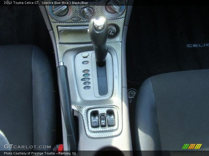 Spectra Blue Mica / Black/Blue 2002 Toyota Celica GT