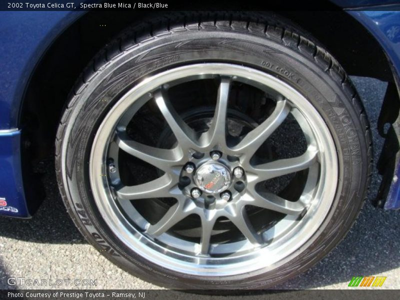 Spectra Blue Mica / Black/Blue 2002 Toyota Celica GT