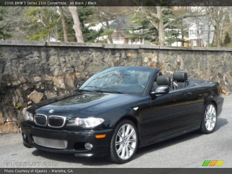 Jet Black / Black 2006 BMW 3 Series 330i Convertible