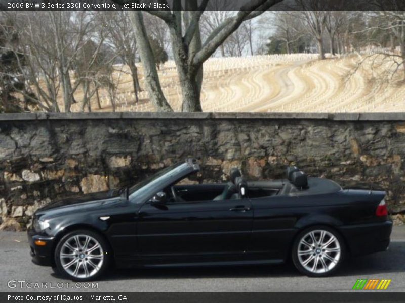 Jet Black / Black 2006 BMW 3 Series 330i Convertible