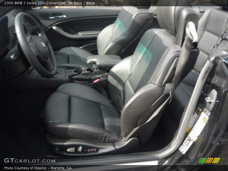 Jet Black / Black 2006 BMW 3 Series 330i Convertible