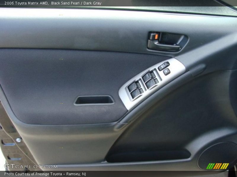 Black Sand Pearl / Dark Gray 2006 Toyota Matrix AWD