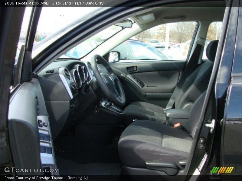 Black Sand Pearl / Dark Gray 2006 Toyota Matrix AWD