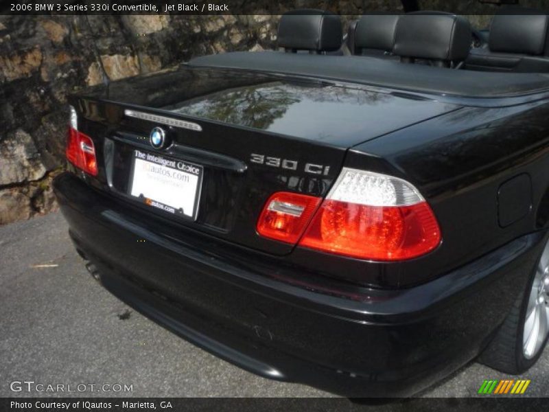 Jet Black / Black 2006 BMW 3 Series 330i Convertible