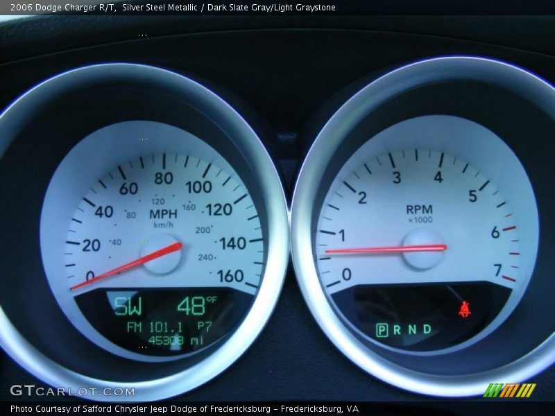 Silver Steel Metallic / Dark Slate Gray/Light Graystone 2006 Dodge Charger R/T