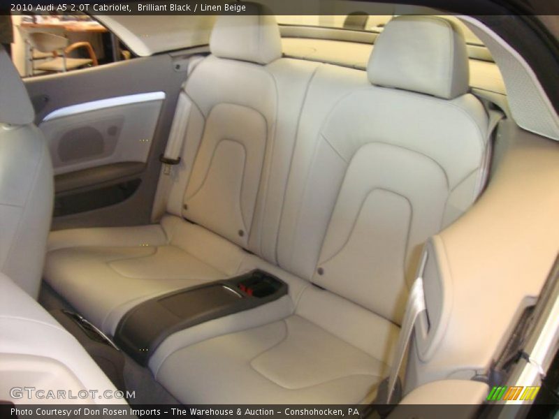 Brilliant Black / Linen Beige 2010 Audi A5 2.0T Cabriolet