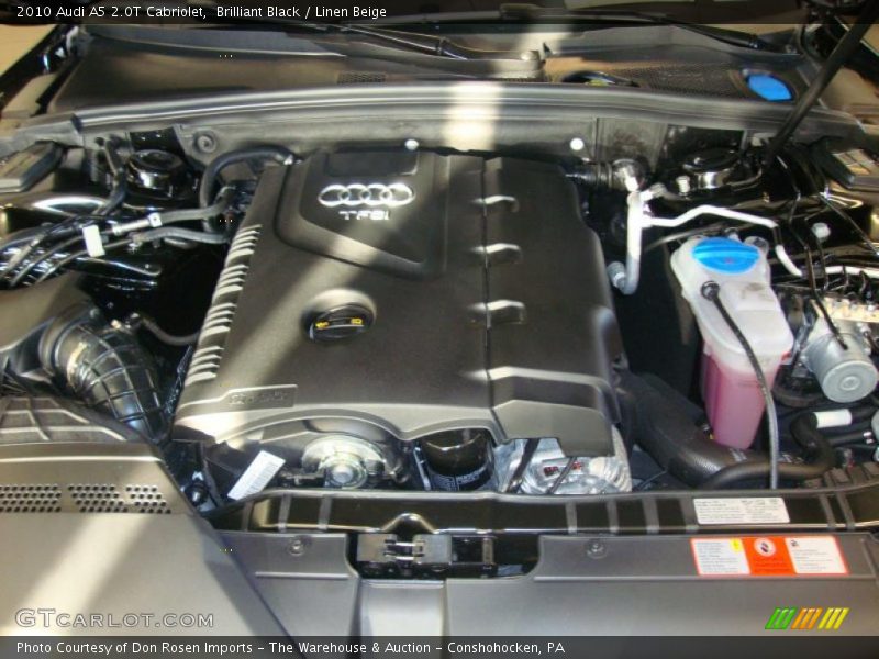 Brilliant Black / Linen Beige 2010 Audi A5 2.0T Cabriolet