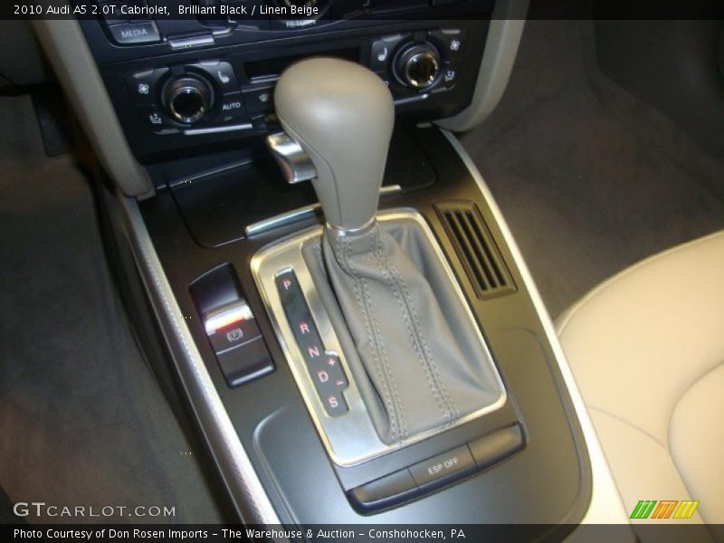 Brilliant Black / Linen Beige 2010 Audi A5 2.0T Cabriolet
