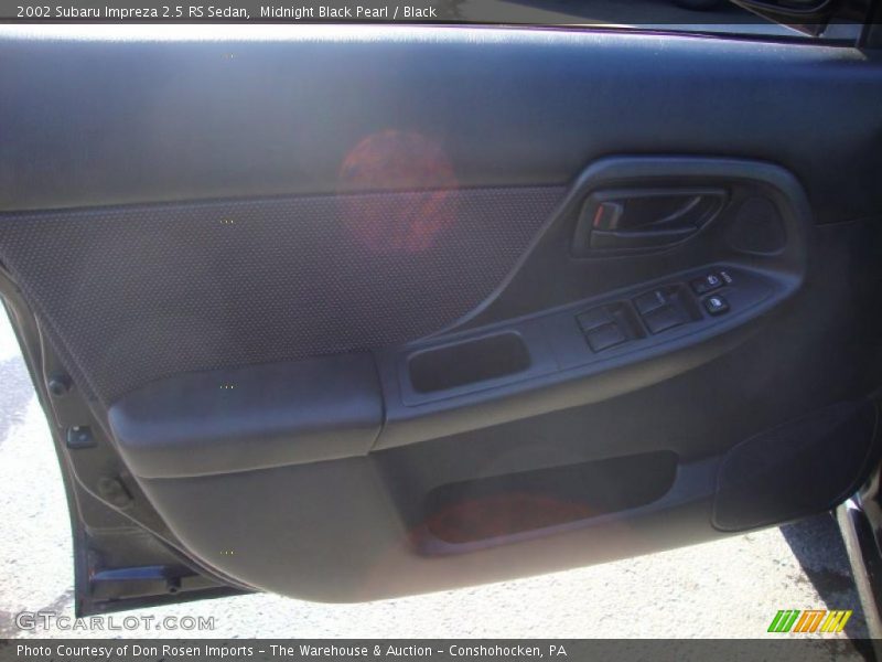 Midnight Black Pearl / Black 2002 Subaru Impreza 2.5 RS Sedan
