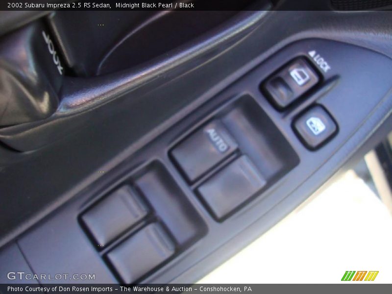 Midnight Black Pearl / Black 2002 Subaru Impreza 2.5 RS Sedan