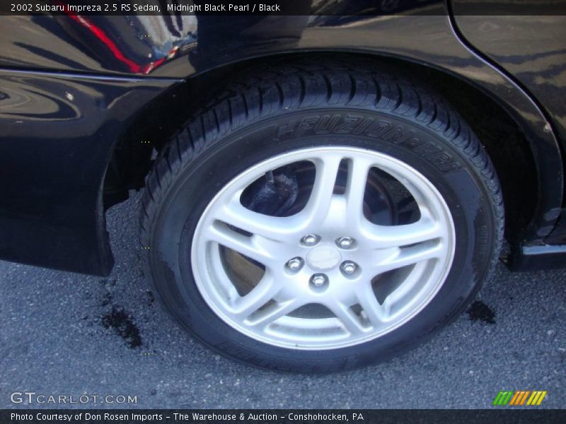 Midnight Black Pearl / Black 2002 Subaru Impreza 2.5 RS Sedan