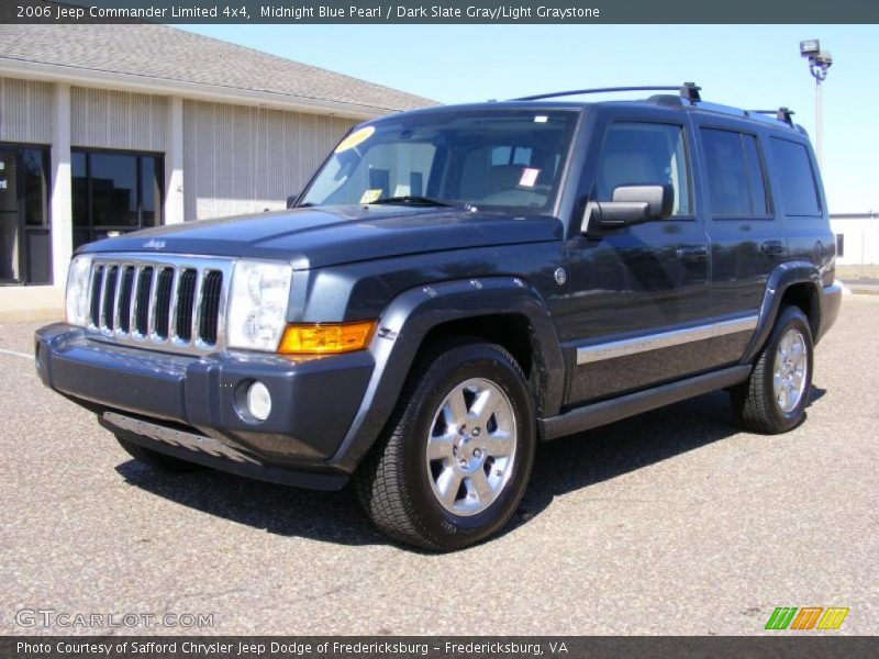 Midnight Blue Pearl / Dark Slate Gray/Light Graystone 2006 Jeep Commander Limited 4x4