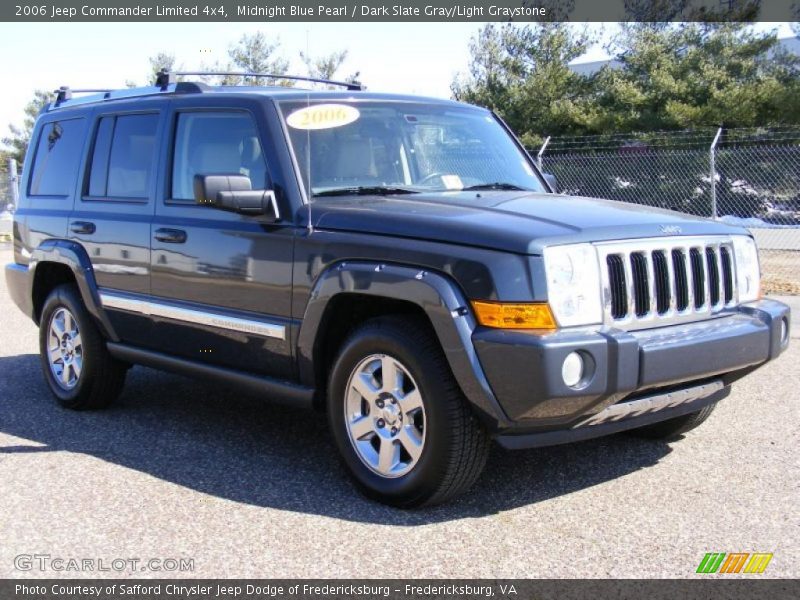 Midnight Blue Pearl / Dark Slate Gray/Light Graystone 2006 Jeep Commander Limited 4x4