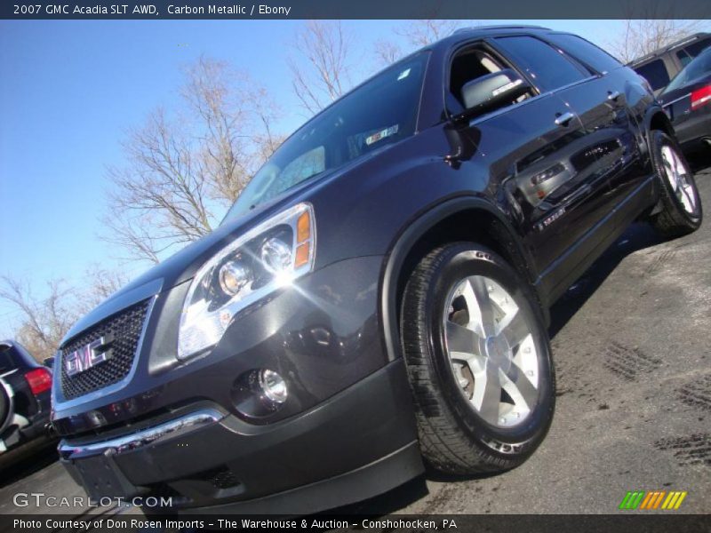 Carbon Metallic / Ebony 2007 GMC Acadia SLT AWD