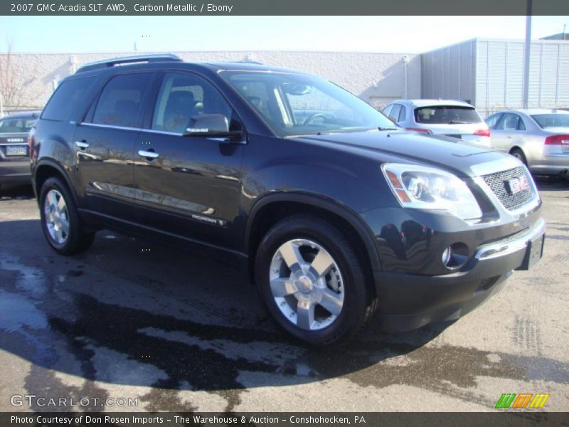 Carbon Metallic / Ebony 2007 GMC Acadia SLT AWD