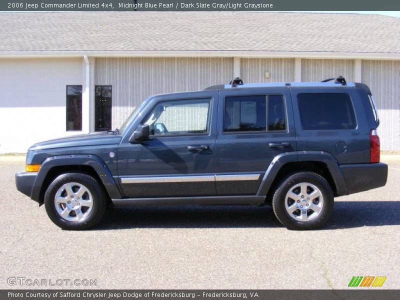 Midnight Blue Pearl / Dark Slate Gray/Light Graystone 2006 Jeep Commander Limited 4x4