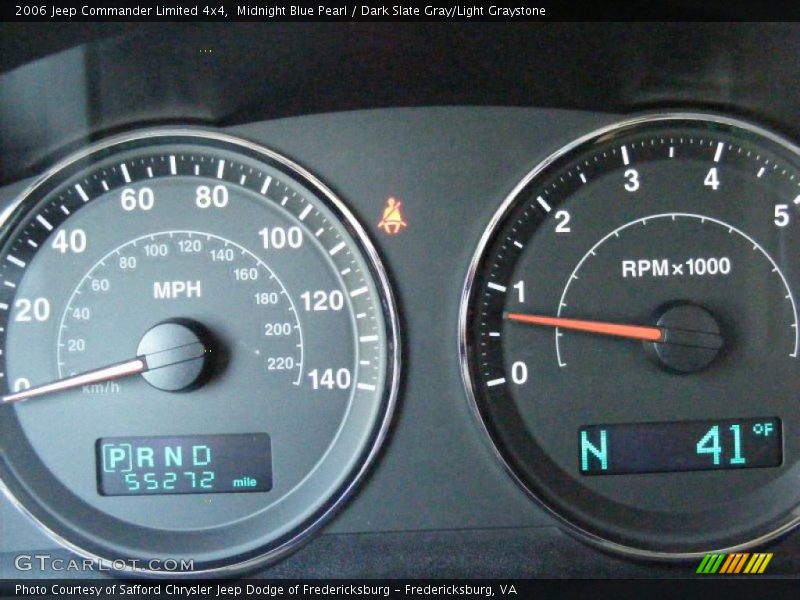 Midnight Blue Pearl / Dark Slate Gray/Light Graystone 2006 Jeep Commander Limited 4x4